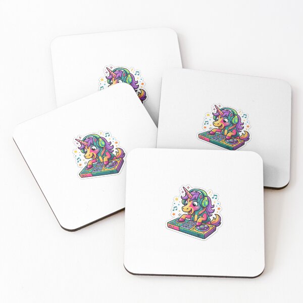 Item preview, Festive Unicorn DJ designed and sold by ZingSticky.
