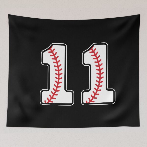Item preview, Baseball Number 11 designed and sold by gunaone-design.
