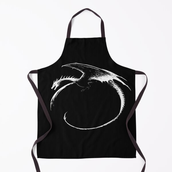 Item preview, Minimalist Coiled Dragon Fantasy Mythical Art designed and sold by NicolasGlowArt.