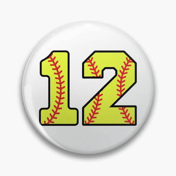 Item preview, Softball Number 12 designed and sold by gunaone-design.