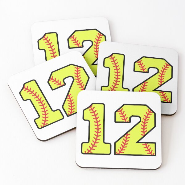 Item preview, Softball Number 12 designed and sold by gunaone-design.