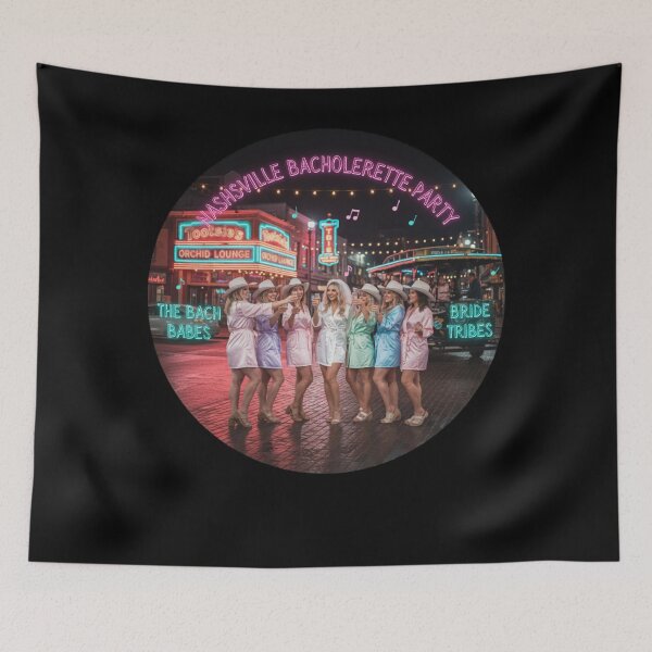 Item preview, The Bach Babes Nashville Bachelorette Party 2026 | Girls Trip Matching Group Shirts designed and sold by FitEnvy.