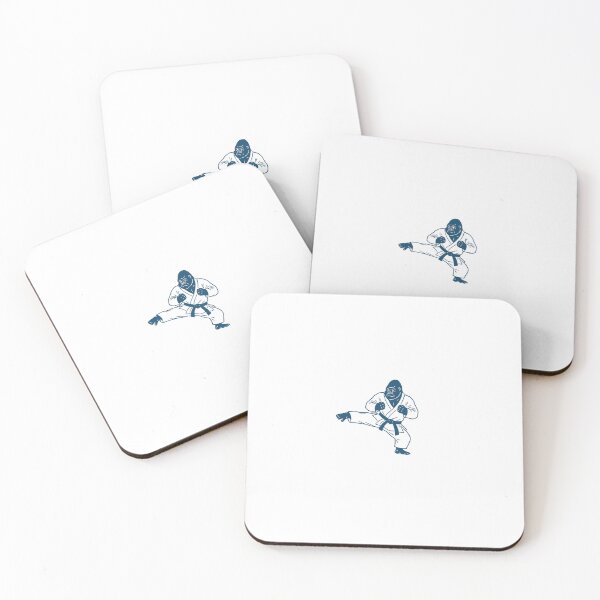 Item preview, Kick of Grace: Minimalist Karate Gorilla - Pocket Emblem designed and sold by j-touch-bold.