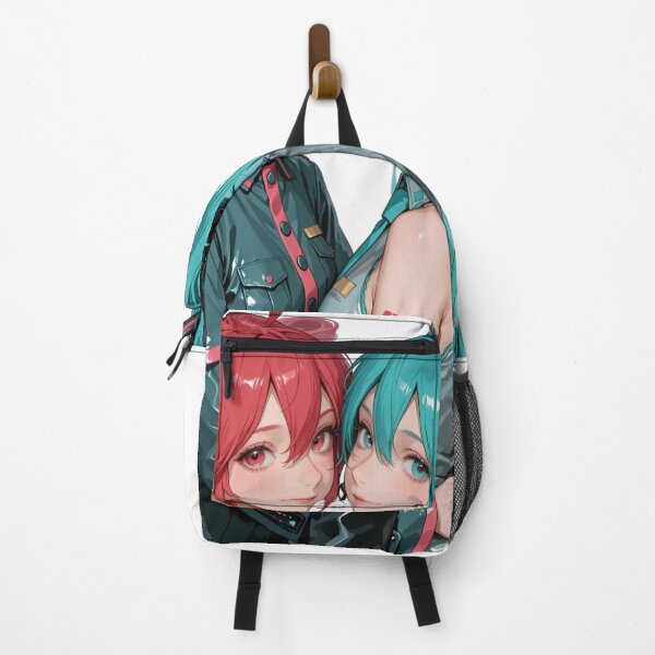 Item preview, Cyberpunk Vocaloid Duo — Futuristic Anime Digital Illustration designed and sold by Planet Utoppia.