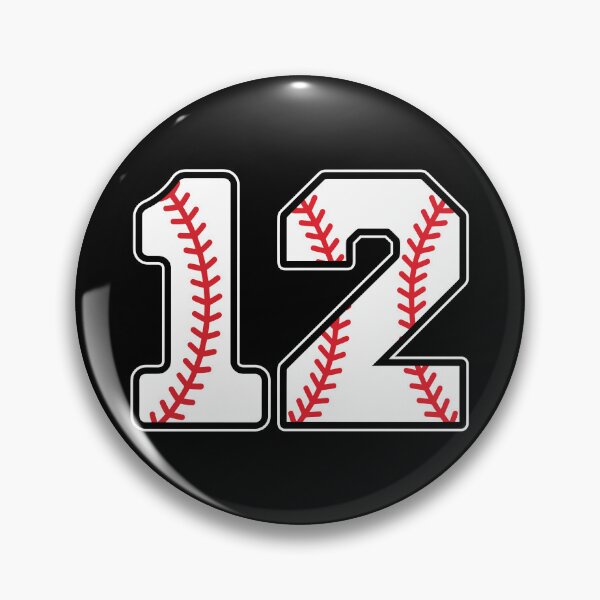 Item preview, Baseball Number 12 designed and sold by gunaone-design.