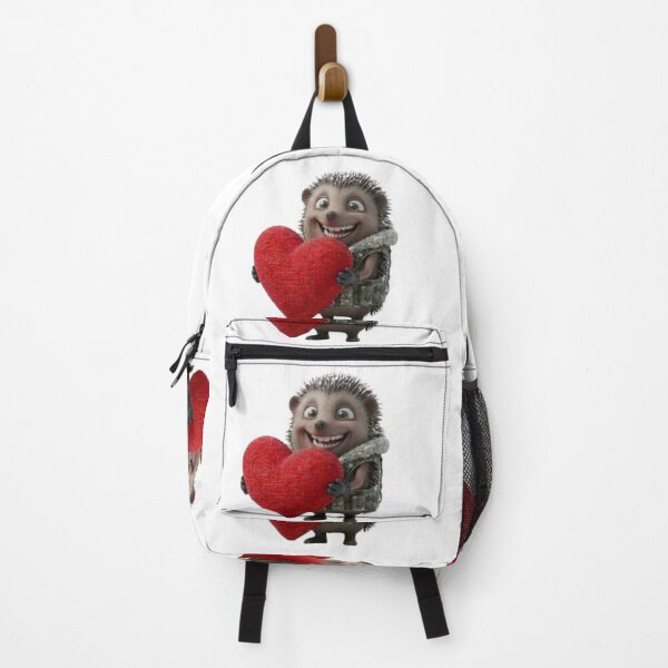 Item preview, Cute Hedgehog Holding a Red Heart - NoriudaR Sweet Animals Collection designed and sold by NoriudaR.