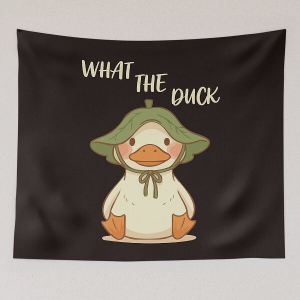 Item preview, What The Duck Funny Quacking Humor Graphic Tee Design designed and sold by bozet.