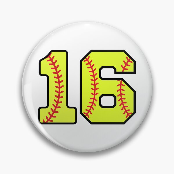 Artikelvorschau, Softball Nummer 16 entworfen und verkauft von gunaone-design.
