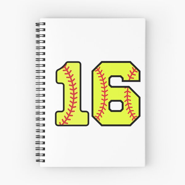 Item preview, Softball Number 16 designed and sold by gunaone-design.