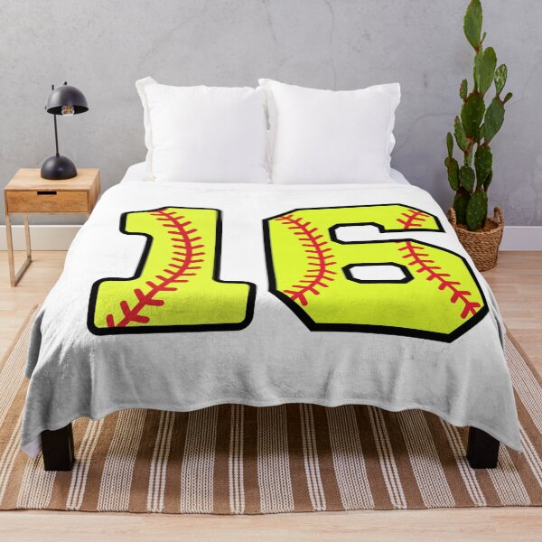 Item preview, Softball Number 16 designed and sold by gunaone-design.