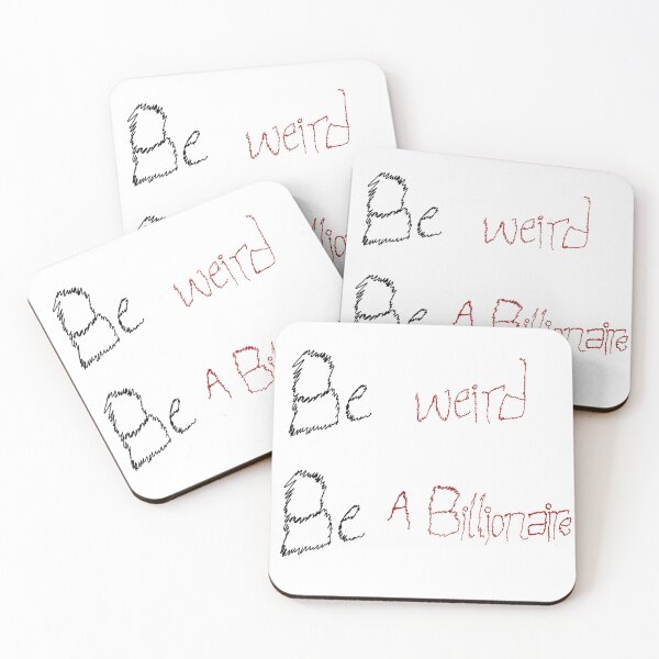 Item preview, Be Weird Be A Billionaire – Funny Manifestation Quote Design designed and sold by THE JAVE STUDIOS.