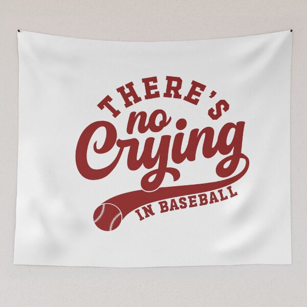 Item preview, There's No Crying in Baseball Mom Funny Game Day designed and sold by gunaone-design.