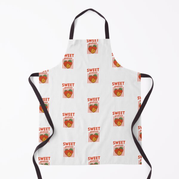 Item preview, Sweet Goodness Strawberry Illustration — Retro Fruit Art with Red Striped Background designed and sold by Colorful-Garden.