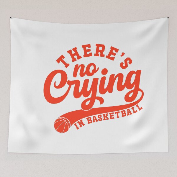 Item preview, There's No Crying in Basketball Funny Womens Sports Humor designed and sold by gunaone-design.