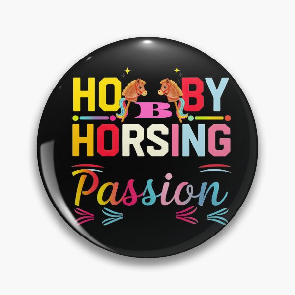 Artikelvorschau, Hobby Horsing Passion Hobby Horse Jumping Training entworfen und verkauft von MalwasBasket.