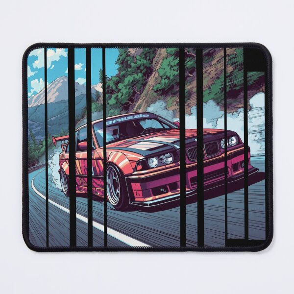 Item preview, B.W the Power of the 3 coupe with wide body kit, street racing vibe, high contrast neon colors 24 designed and sold by Neon G.