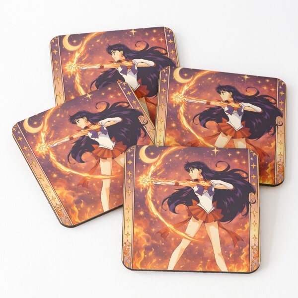Item preview, TAROT CARD - Sailor Mars "The magician" designed and sold by MoonhazeeCo.
