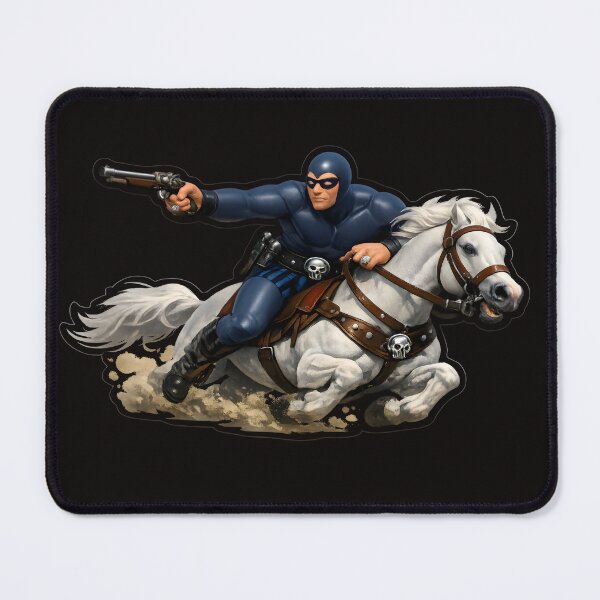 Item preview, The Phantom Gun Rider – Classic Comic Hero Action 3D Design designed and sold by Imagetore.