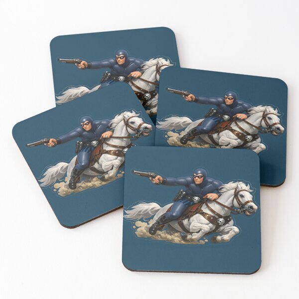 Item preview, The Phantom Gun Rider – Classic Comic Hero Action 3D Design designed and sold by Imagetore.