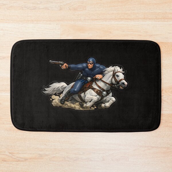 Item preview, The Phantom Gun Rider – Classic Comic Hero Action 3D Design designed and sold by Imagetore.