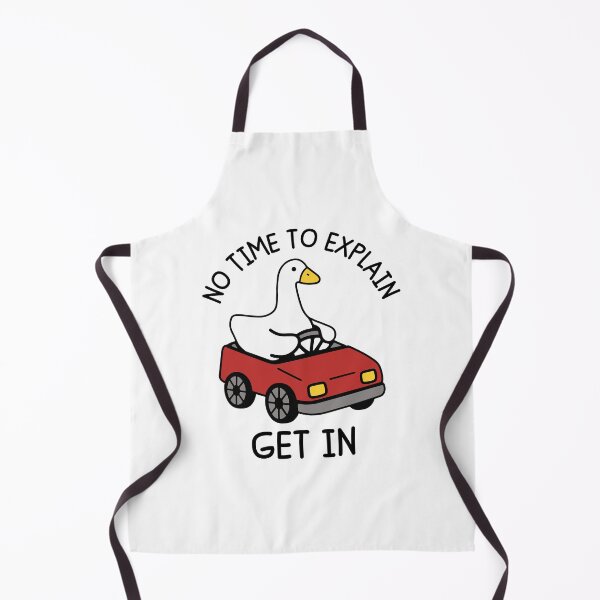 Item preview, No Time To Explain Get In Funny Goose Driving Car Meme designed and sold by gunaone-design.