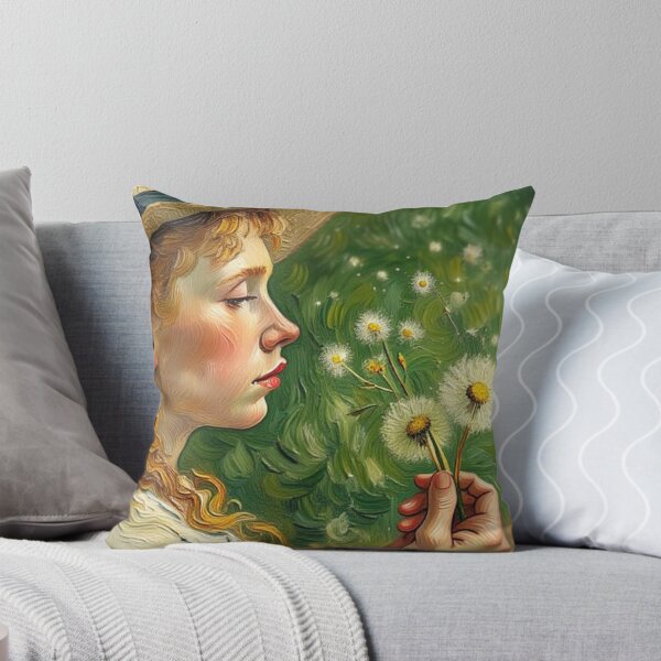 Artikelvorschau, Girl with dandelions entworfen und verkauft von sid1802.