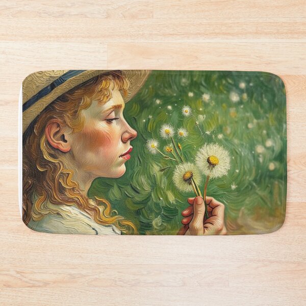 Item preview, Girl with dandelions designed and sold by sid1802.