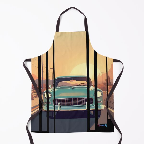 Item preview, Chevy Bel Air 1955, 50s pastel palette, chrome shine, mid-century 12 designed and sold by Neon G.