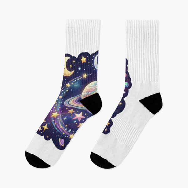 Item preview, Dreamy Celestial Saturn & Shooting Stars Cosmic Art designed and sold by PARMARJEET95.