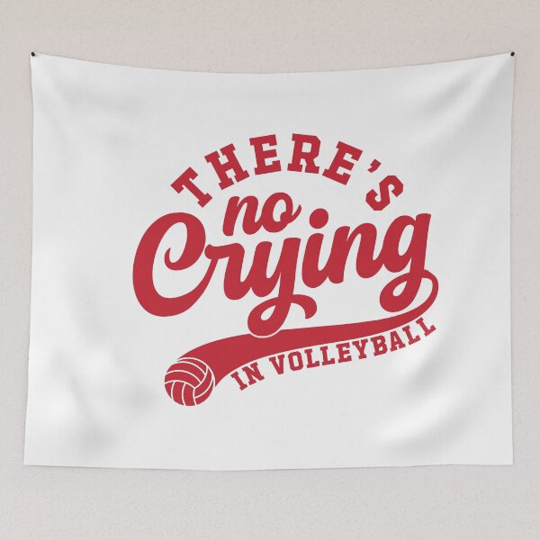 Item preview, There's No Crying in Volleyball Mom Funny Womens Sports Humor designed and sold by gunaone-design.