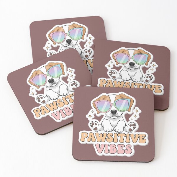 Item preview, Pawsitive Vibes Adorable Puppy – Feel Good Dog Lover Gift Design designed and sold by Chroma Dreams .