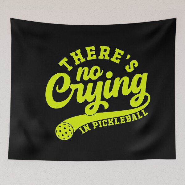Item preview, There's No Crying in Pickleball Mom Funny Womens Sports Humor designed and sold by gunaone-design.