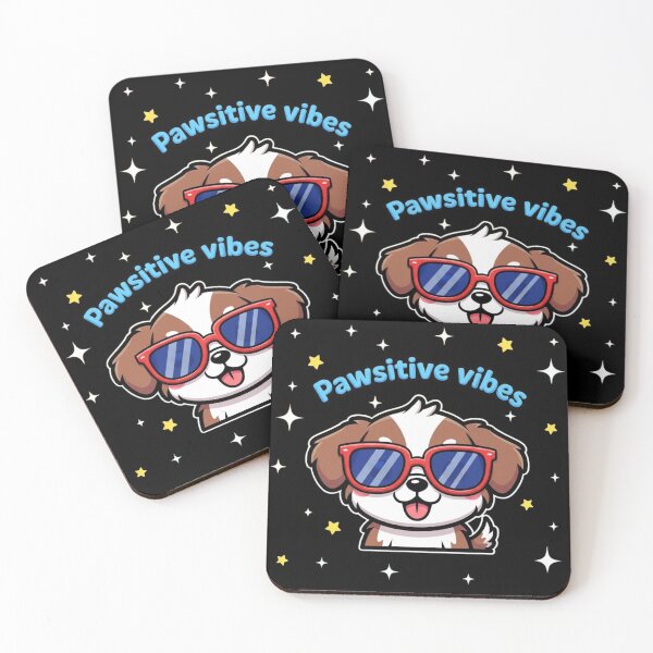 Item preview, Pawsitive Vibes Smiling Puppy – Cute Dog Lover Gift & Feel Good Design designed and sold by Chroma Dreams .