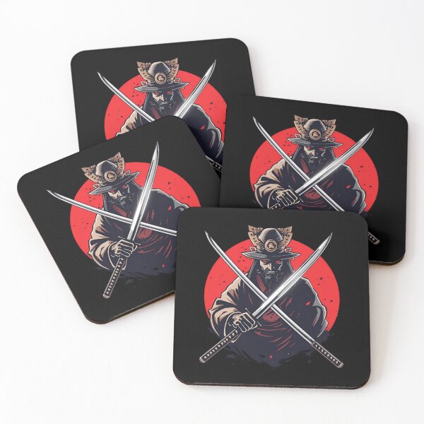 Item preview, Katana and Samurai slicing through a corporate logo 4 designed and sold by Neon G.