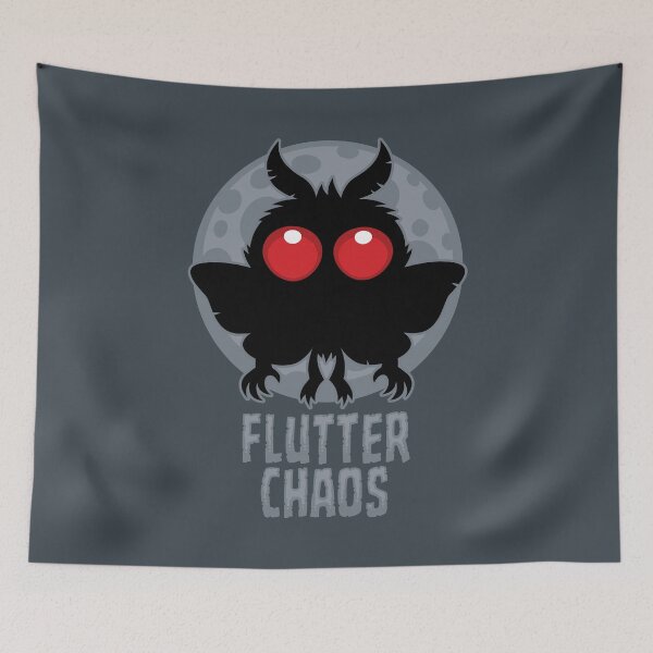 Item preview, Flutter Chaos Mothman Cryptic Legend designed and sold by fizzgig.