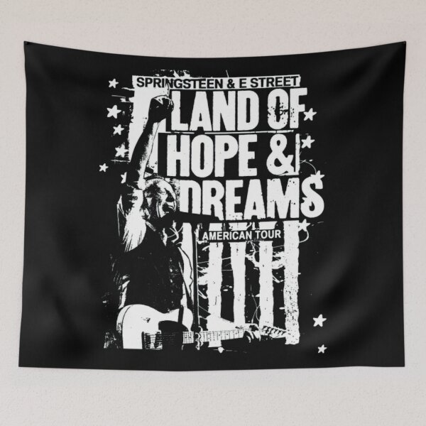Item preview, Bruce Springsteen Land of Hope and Dreams Tour 2026 E Street Band Vintage Rock Shirt designed and sold by Rhastasnixon.