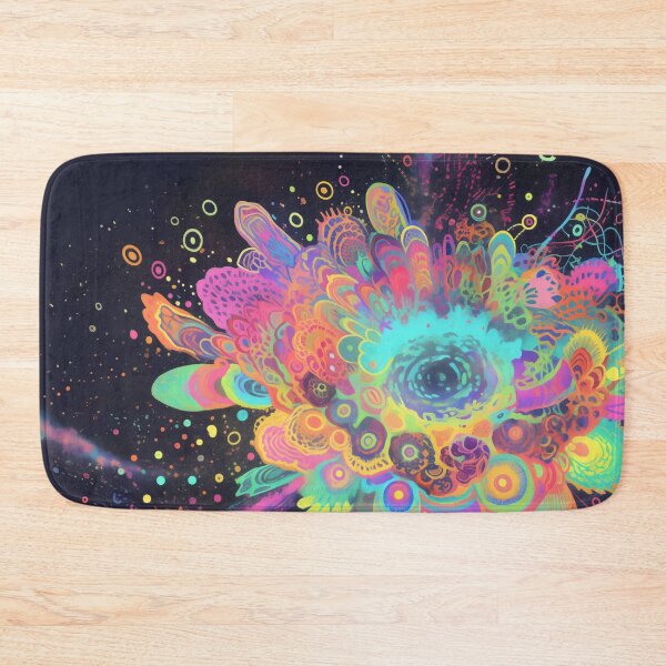 Item preview, Psychedelic Fractal Flower Cosmic Eye Space Art designed and sold by LuminousFoundry.