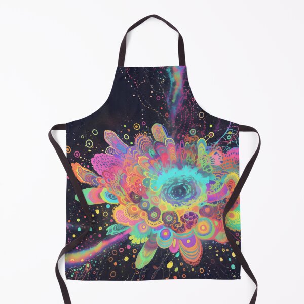 Item preview, Psychedelic Fractal Flower Cosmic Eye Space Art designed and sold by LuminousFoundry.