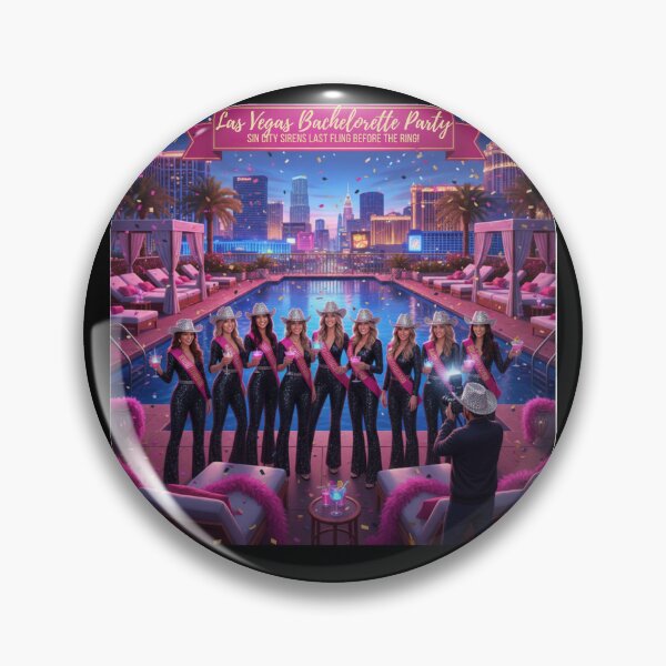 Item preview, Las Vegas Bachelorette Party Shirt – Sin City Sirens Last Fling Before the Ring – Girls Trip Vegas Squad Tee designed and sold by FitEnvy.