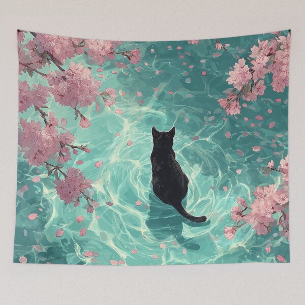 Item preview, Sakura Serenade Under Azure Waters designed and sold by Venon28.