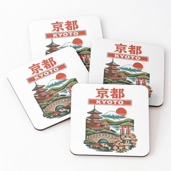 Item preview, Kyoto Japan Temple Vintage Travel Graphic designed and sold by JackCurtis1991.