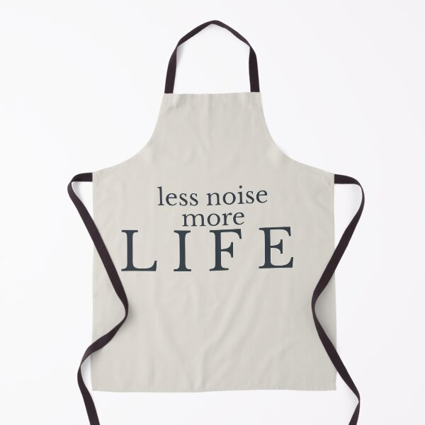 Item preview, Less Noise More Life Minimalist Quote Shirt Calm Mind Design designed and sold by Minimalist Typography.