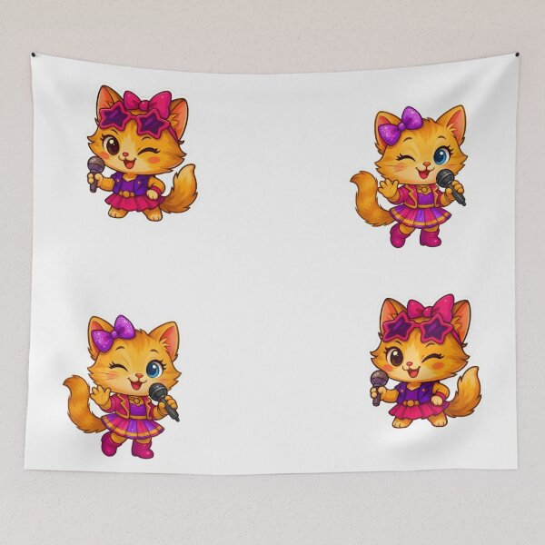 Item preview, Pop Star Cats Collection – Cute Kawaii Singer Kittens designed and sold by Good Vibes .