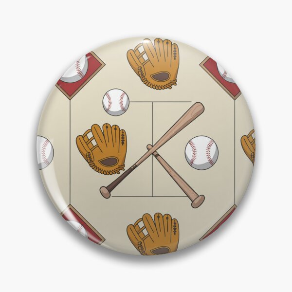 Item preview, Baseball Seamless Pattern – Bats, Gloves & Baseballs designed and sold by Midnight Veil Designs.