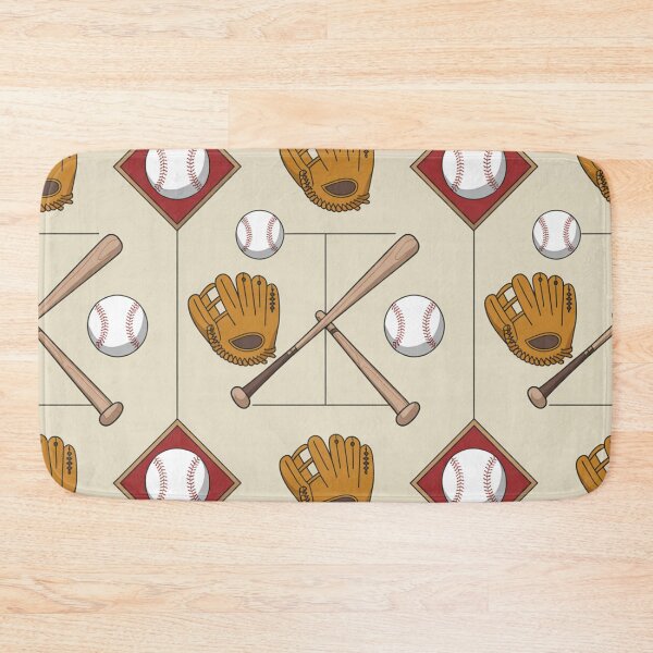 Item preview, Baseball Seamless Pattern – Bats, Gloves & Baseballs designed and sold by Midnight Veil Designs.