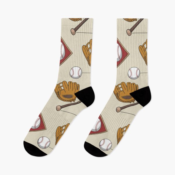 Item preview, Baseball Seamless Pattern – Bats, Gloves & Baseballs designed and sold by Midnight Veil Designs.