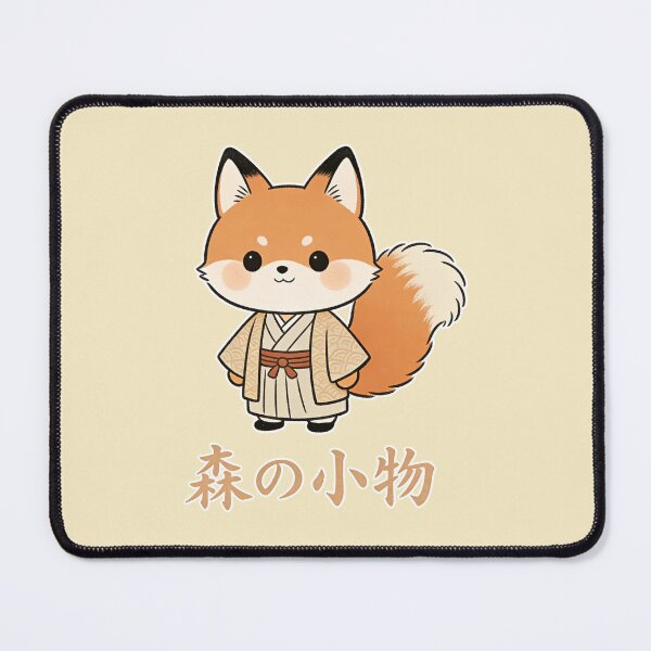Item preview, Kawaii Kitsune Fox in Traditional Japanese Kimono Art designed and sold by zzz888.