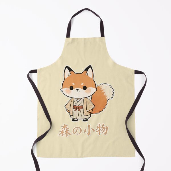 Item preview, Kawaii Kitsune Fox in Traditional Japanese Kimono Art designed and sold by zzz888.
