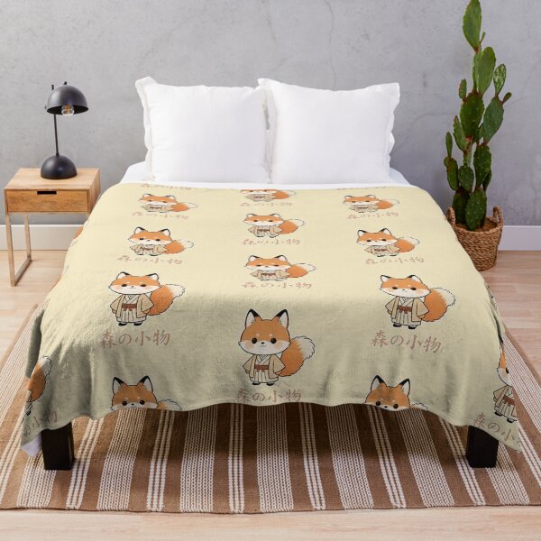 Item preview, Kawaii Kitsune Fox in Traditional Japanese Kimono Art designed and sold by zzz888.