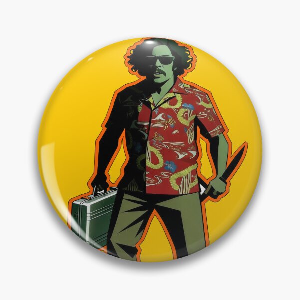 Item preview, Gonzo Geometric: The Great Samoan Attorney Sticker designed and sold by CleverCulture.